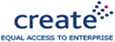 Logo for CREATE + - Creating Equal Access to Enterprise - Round 1 led by Exemplas